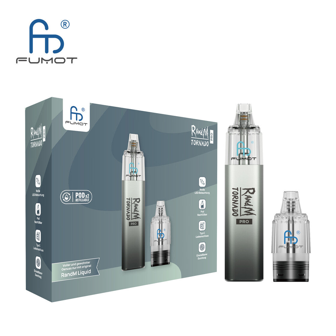 RandM Tornado Podkit - Grau