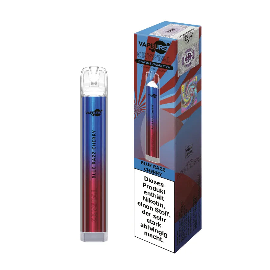Vapeurs Crystal - Blue Razz Cherry