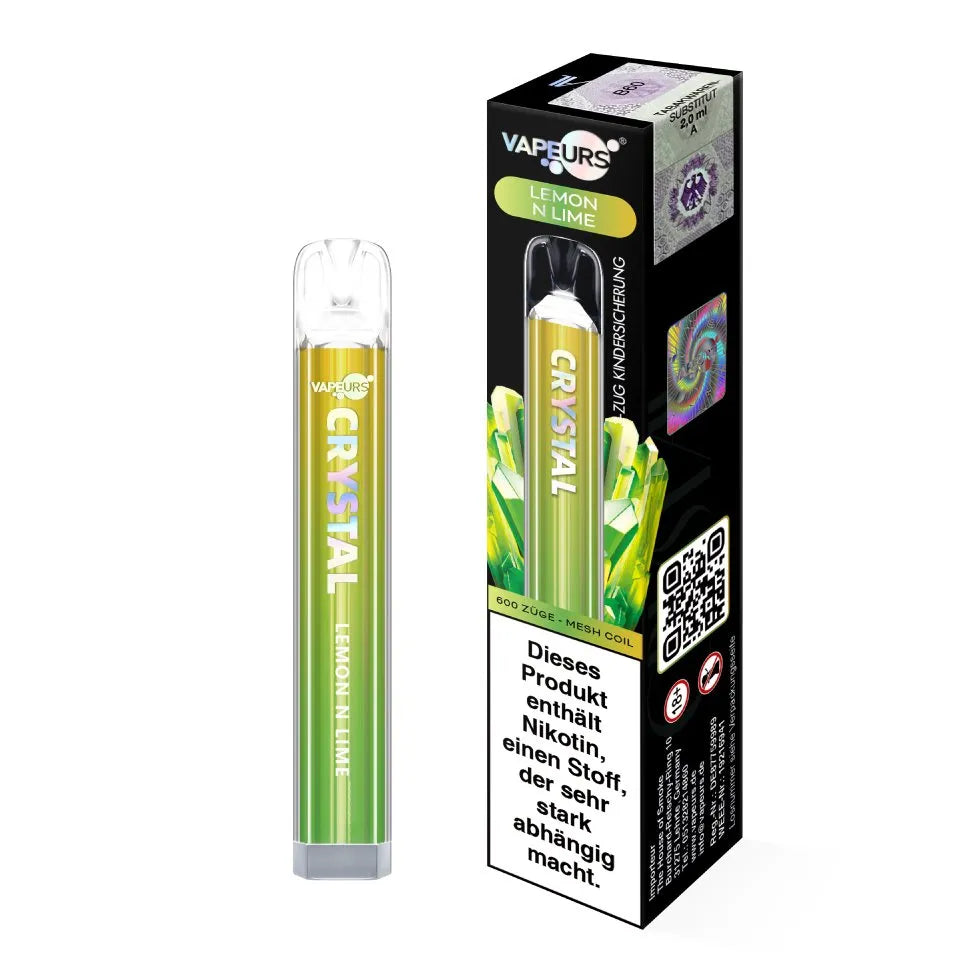 Vapeurs Crystal - Lemon and Lime