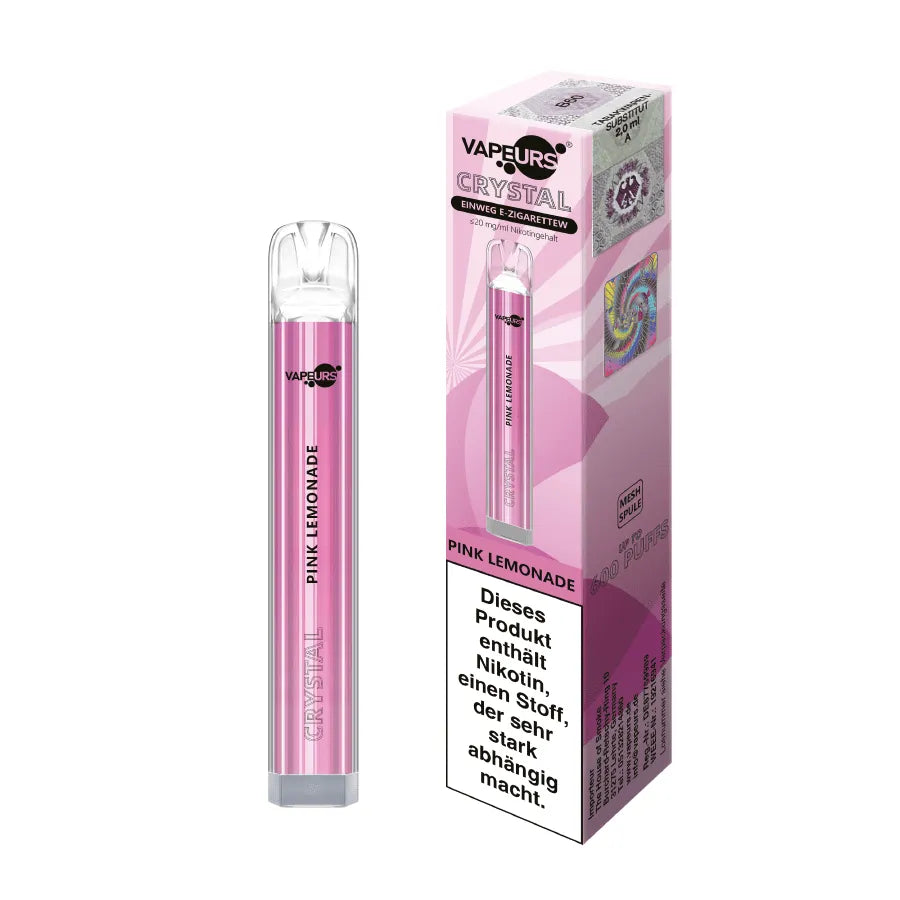 Vapeurs Crystal - Pink Lemonade