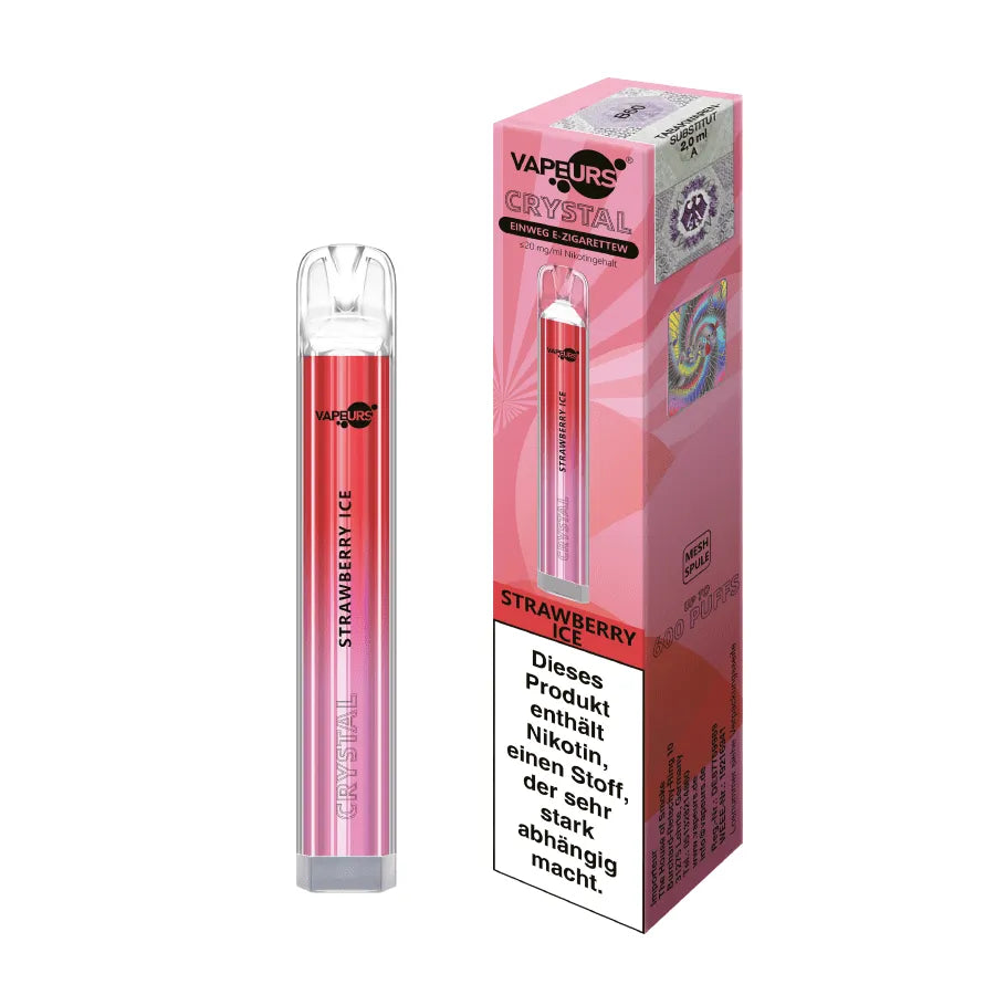 Vapeurs Crystal - Strawberry Ice